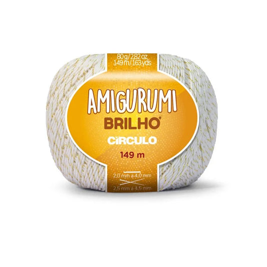 Amigurumu Brilho 8001 Branco